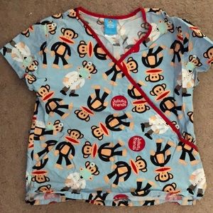 Paul frank scrub top
